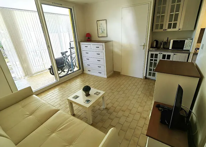 Joli T2 Pour 4 Pers, Jardin, A 900m De La - Fr-1-607-221 아파트 아그