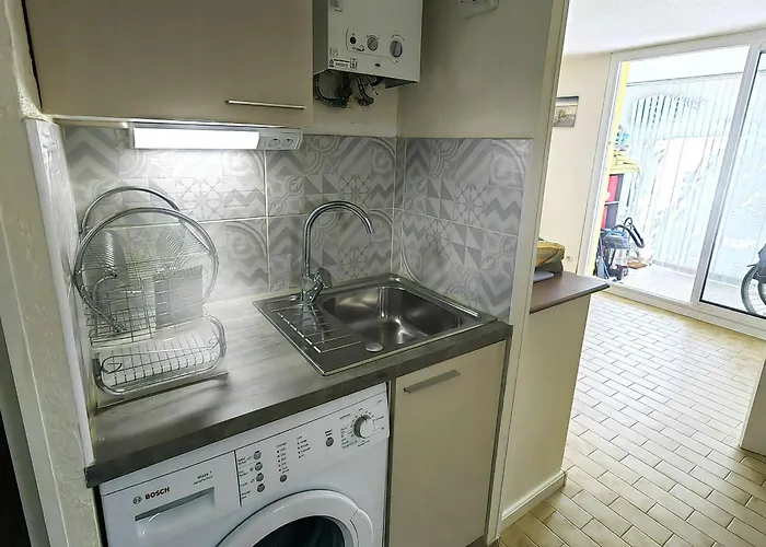 Joli T2 Pour 4 Pers, Jardin, A 900m De La - Fr-1-607-221 아그